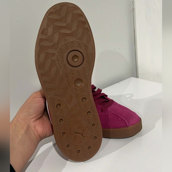 Puma Women's Sneakers in Burgundy and White - Picture 6 of 7